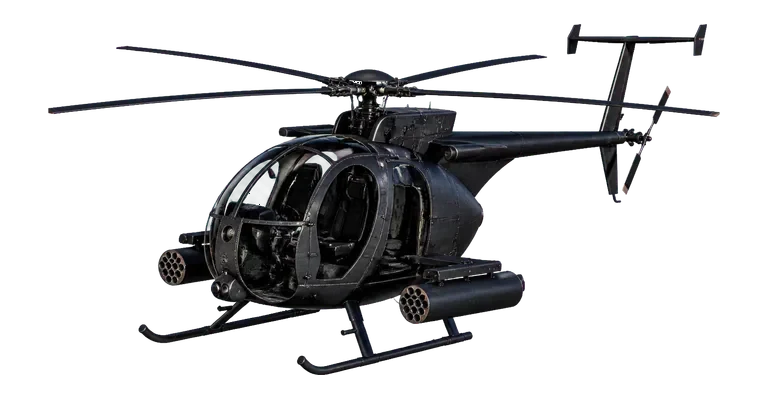 AH-6R Rockets attack helicopter in WARDOGS