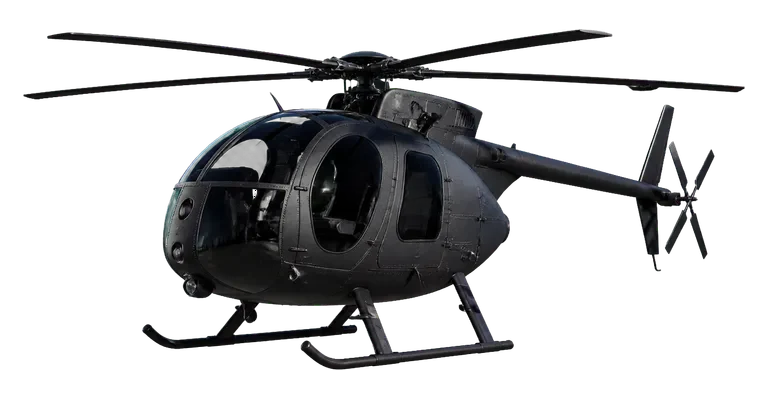 MH-6 Little Bird helicopter in WARDOGS