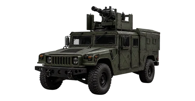Humvee Minigun vehicle in WARDOGS